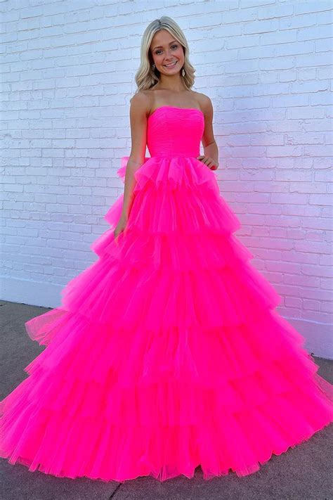 Hot Pink Prom Dress Artofit