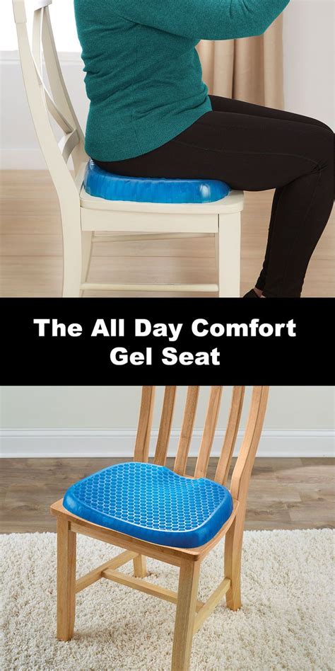 The All Day Comfort Gel Seat Hammacher Schlemmer Gel Seating Comfort