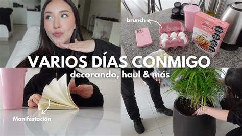 Vlog Varios D As Conmigo Decorando El Deptome Junto Con Amigas