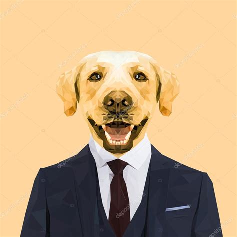 Dog Wearing Suit