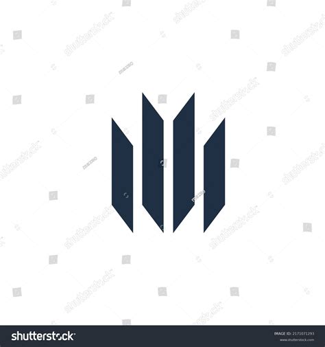 Letter M Logo Design Modern Concept Stock Vector Royalty Free