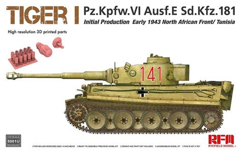 Buy Rfmrm U Rye Field Model Tiger I Pz Kpfw Vi Ausf E Sd Kfz