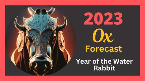 Ox Forecast Chinese Horoscope Predictions Year Of The Water