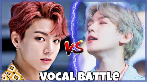 Bee Baekhyun Exo Vs Jungkook Bts Vocal Battle Youtube