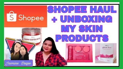 SHOPEE HAUL UNBOXING SKIN CARE PRODUCTS FROM SHOPEE YouTube