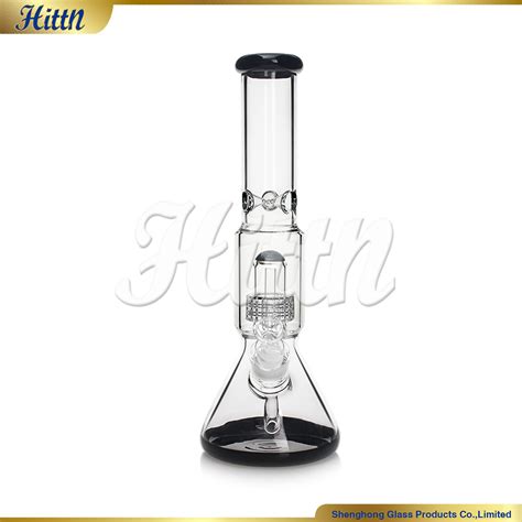 2024 Factory Wholesale 14 5 Inches Color Glass Beaker Base 14mm Joint