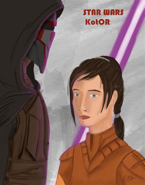 Star Wars Kotor Bastila And Revan By Estos84 On Deviantart