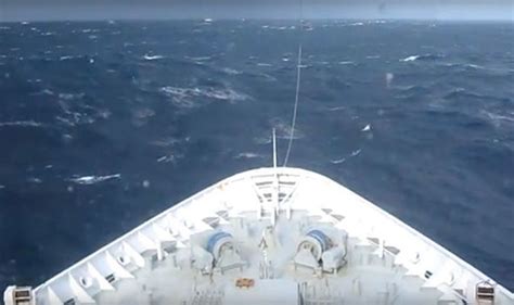 Cruise ship gets battered by huge monster wave in viral video | Cruise | Travel | Express.co.uk