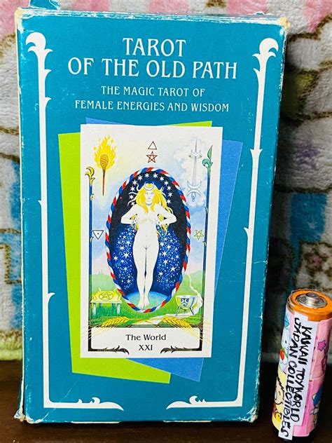 Vintage Rare 1990 Tarot Of The Old Path 850 Hobbies And Toys