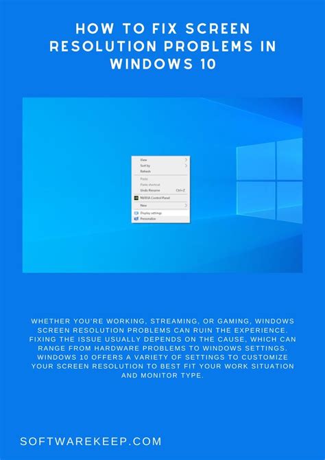 How To Fix Screen Resolution Problems In Windows In Windows