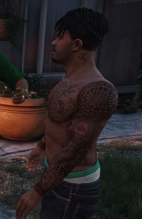 Franklin's Geometric Tattoos - GTA5-Mods.com