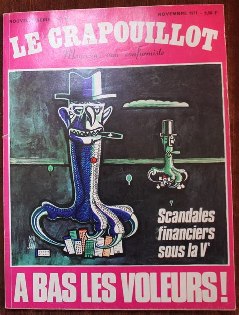 LE CRAPOUILLOT À bas les voleurs n18 1971 Magazine Périodique