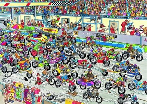 Bol Jan Van Haasteren Motorrace Puzzel Stukjes