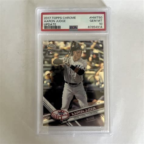 Aaron Judge Topps Chrome Update Hmt Rookie Debut Price Guide