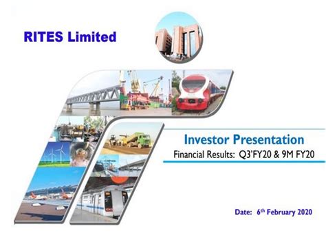 Rites Reports 10 Pc Rise In Q3 Net Profit At Rs 150 Crore