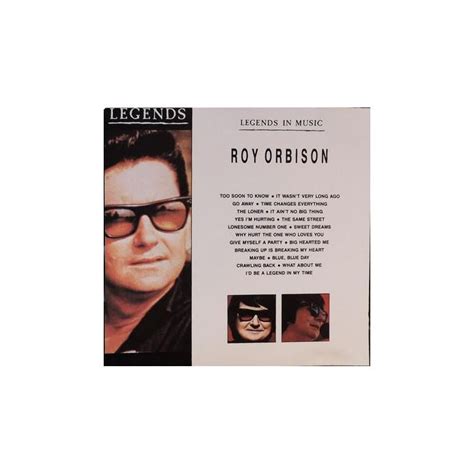 Roy Orbison Legends Cd