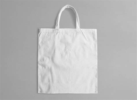 Free Canvas White Tote Bag Mockup Psd Psfreebies