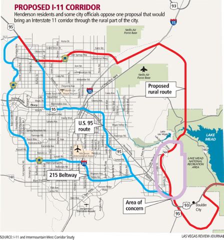 Proposed Interstate 11 route raises concerns in Henderson | News