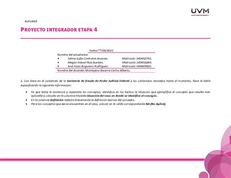 A Eq Proyecto Integrador Actividad Proyecto Integrador Etapa