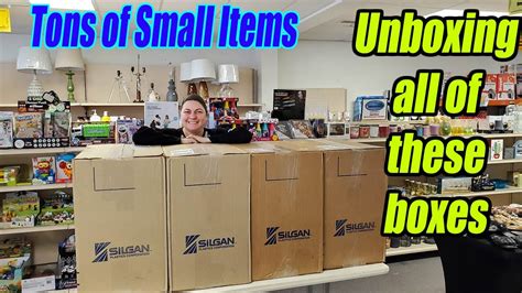 Unboxing 4 Huge Boxes Inside The Store And Giving You A Tour Of Our New