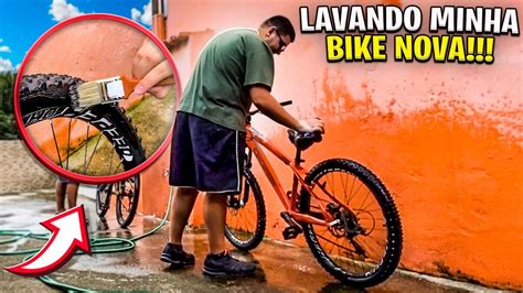 LAVANDO MINHA BIKE PELA PRIMEIRA VEZ Gios 4trix YouTube