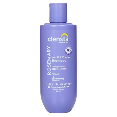 Buy Clensta Rosemary Hair Fall Control Shampoo With Biotin For Reducing