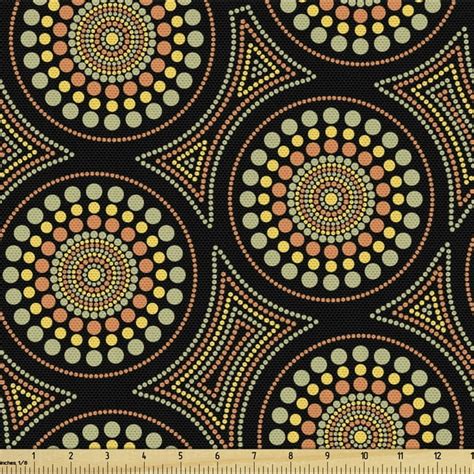 Australia Upholstery Fabric by the Yard Traditional Aboriginal Patterns ...