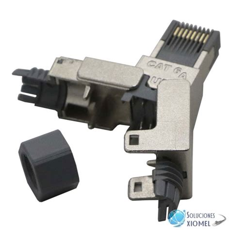 Conector Modular Rj45 Plug Satra 6A Blindado 0103040001