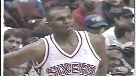 Jerry Stackhouse 76ers 25pts Vs Knicks 1996 Youtube