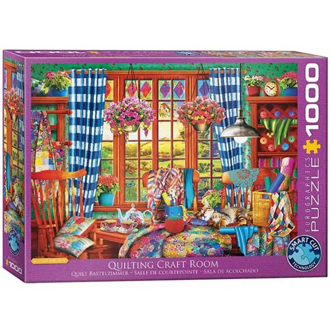 Comprar Puzzle Eurographics Piezas Sala De Patchwork