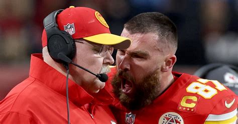 Travis Kelce, Andy Reid Explain What Travis Was Yelling During Tense ...