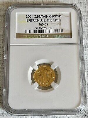 Great Britain Britannia Una And The Lion Pounds Gold Ngc Ms