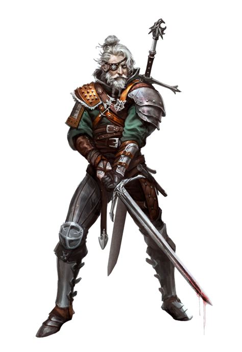 Male Human Fighter Mercenary Pathfinder 2e Pfrpg Dnd Dandd 35 5e 5th