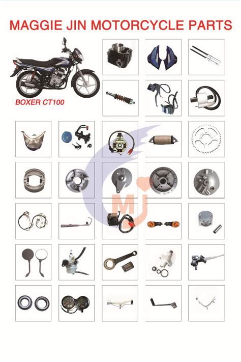 Motorcycle Parts Motorparts for Boxer CT100 - Motorcycle Parts and ...