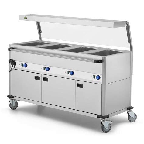 Bain Marie Wagen X Gn Hustenschutz Halogen Oberhitze Im Angebot