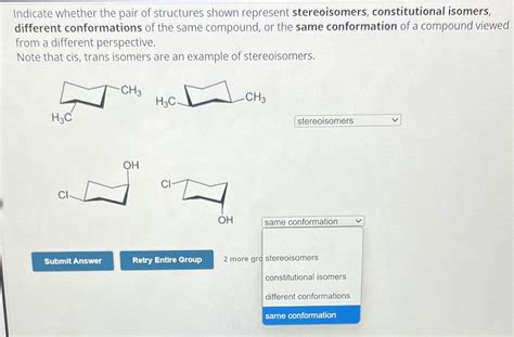 Answered Indicate Whether The Pair Of Structures Bartleby