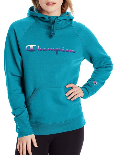 Champion - Champion Women's Powerblend Graphic Hoodie - Walmart.com ...