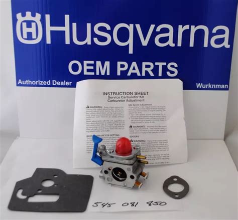 HUSQVARNA OEM Carburetor W38 545081850 Fits 125LDX 125L 128LD EUR 39 16