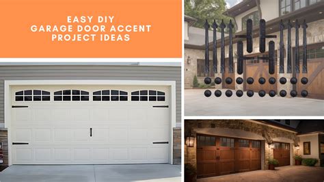 Easy DIY Garage Door Accent Ideas for Home