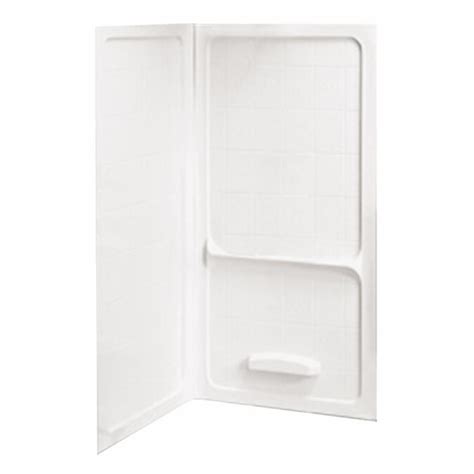 American Standard 38 In W X 38 In L X 72 In H White Shower Wall