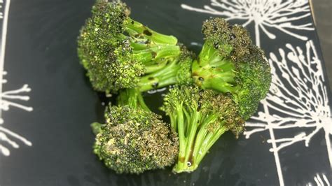 Crispy Balsamic Glazed Broccoli Florets Youtube