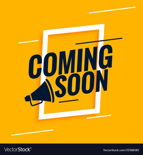 coming  background  megaphone design vector image