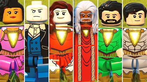 SHAZAM Movie DLC Pack 2 All Characters LEGO DC Super Villains YouTube