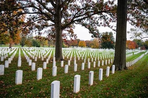 Premium Photo Arlington National Cementery During Veterans Day 2021