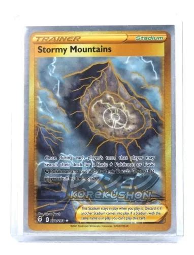 Pokemon Tcg Stormy Mountains Secret Rare Original Ingles Env O Gratis