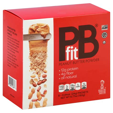 BetterBody Foods PBfit Peanut Butter Powder Packets Shop Peanut