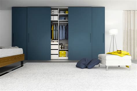 Free Standing Wardrobe Closet With Sliding Doors — Madison Art Center Design