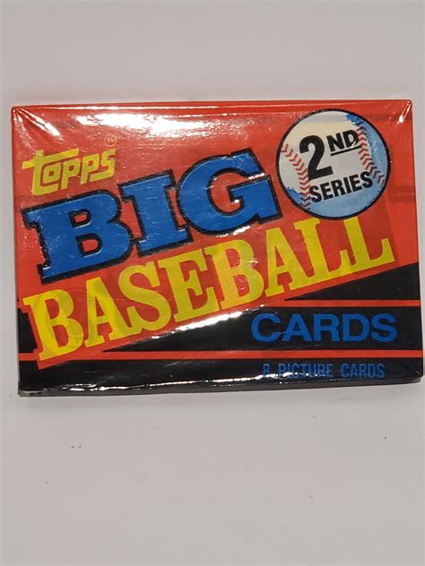 Topps Big Baseball Cards 2nd Series 8 Picture Cards 4175