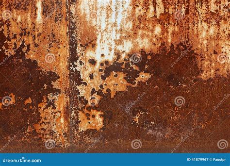 Rusted Metal Plates Grungy Industrial Construction Background Stock