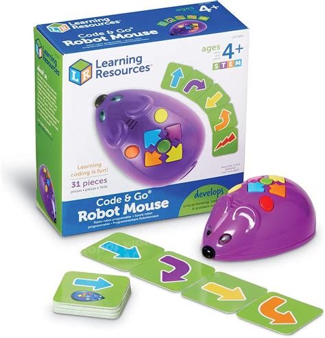 Learning Resources Code Go Souris Robot Pi Ces Jouet Robot